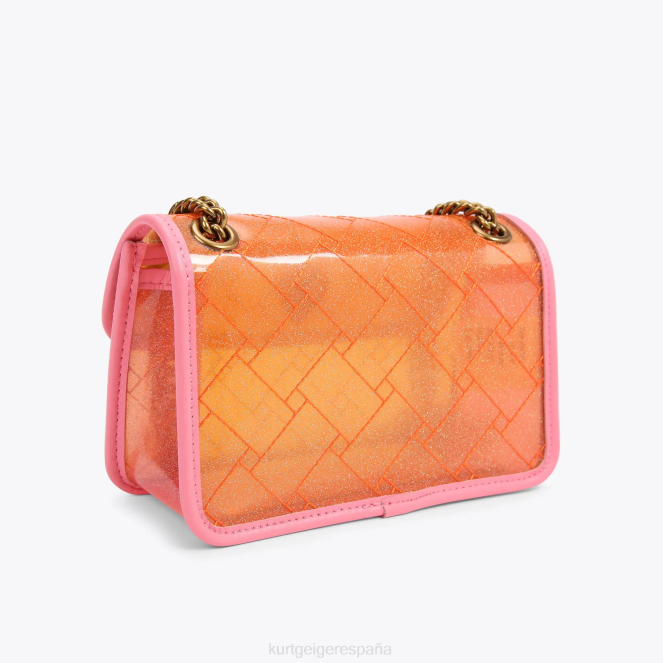 Kurt Geiger mujer londres vinilo mini kensington 2LPR91 | bolsas amarillo